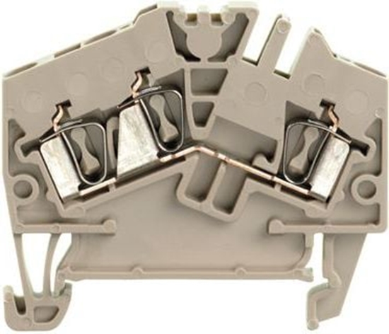 Изображение Weidmuller Zczka szynowa bezpiecznikowa 3-przewodowa 2,5mm2 beowa (1706010000)