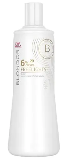 Picture of Wella Professionals Blondor Freelights 6% 20 Vol. Hair Lightener 1000 ml