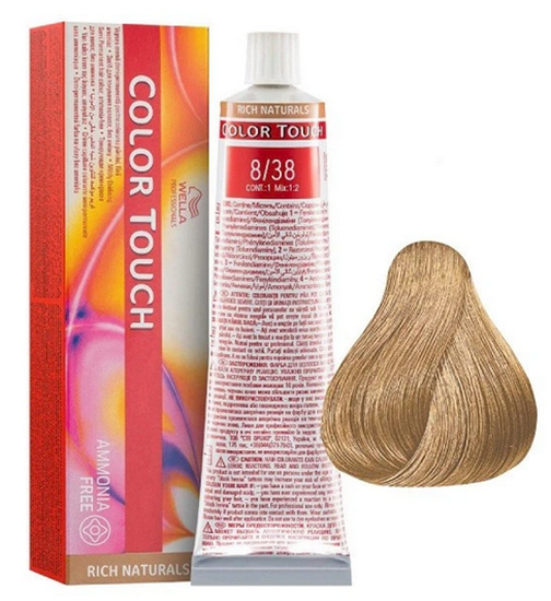 Picture of Wella Professionals Color Touch Rich Naturals 8/38 Hair Color 60 ml