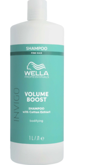 Picture of Wella Professionals Invigo Volume Boost Shampoo with Cotton Extract 1000ml