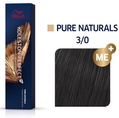 Attēls no Wella Professionals Koleston Perfect Me+ Hair Dye Pure Naturals 3/0 60 ml