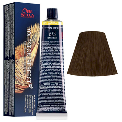 Picture of Wella Professionals Koleston Perfect Me+ Rich Naturals 6/3 Hair Color 60 ml