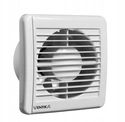 Attēls no Wentylator osiowy fi 100 230V 5,5W 84m3/h 25dB oyska kulowe z higrostatem i wycznikiem czasowym biay SOLID SILENT D100SRH