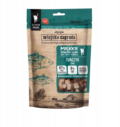 Picture of Wiejska Zagroda Przysmak dla kota Mikkie smaczne kski Tuczyk (dorosy) 100g