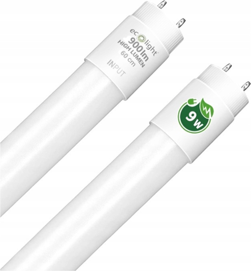 Изображение wietlówka Ecolight wietlówka LED 9W 60cm T8 G13 900lm 4000K neutralna Glass Eco* EC79535 Eco Light*