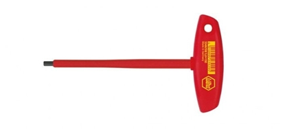 Picture of Wiha 27931, T-handle hex key, Metric, 1 pc(s), Chromium-vanadium steel, 8 mm, 120 g