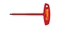 Изображение Wiha 27931, T-handle hex key, Metric, 1 pc(s), Chromium-vanadium steel, 8 mm, 120 g