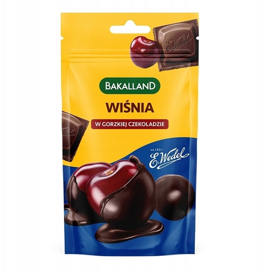 Picture of Winia w gorzkiej czekoladzie, BAKALLAND, 74g