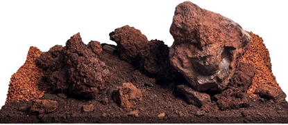 Attēls no WIO Red Dusk River, zestaw do dekoracji, do akwarium, czerwony - ochrowy, 6 kg, pudeko