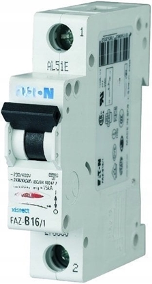 Attēls no Wycznik nadprdowy 1P K 10A 15kA AC FAZ-K10/1 278597