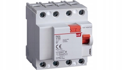 Изображение Wycznik rónicowoprdowy 4P 32A 0,03A typ A RKN4P 32A 30MAA 06220459R0