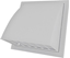 Attēls no Wylot cienny z zaworem zwrotnym i okapem 187x187mm fi 125mm szary MW122AZPKGR