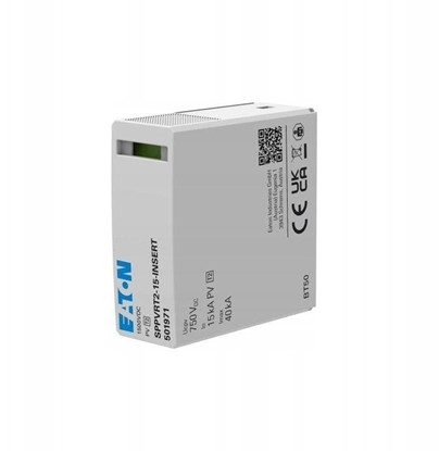 Attēls no Eaton Wkad do ogranicznika SPPVRT2-15 Typ T2 tor +/-/PE, SPPVRT2-15-INSERT, EP-501971