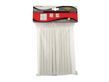 Picture of Wkady klejowe Modeco do ceramiki 12 mm x 200 mm biae 50 szt. 1 kg PRO-B (MN-97-995-1)