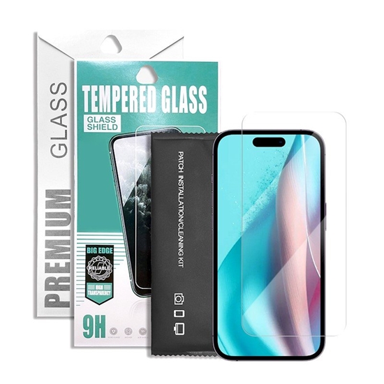Изображение Wocco Tempered Glass Premium Screen Protector for Apple iPhone 16 Plus