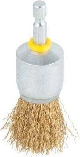 Picture of Wolfcraft Szczotka pdzelkowa 25 mm Wolfcraft - drut mosiny