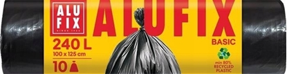 Picture of Worki na mieci ALUFIX Economy, HDPE, 240l, 10 szt., czarna