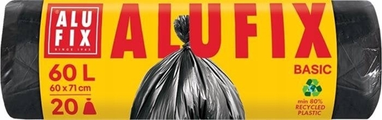 Picture of Worki na mieci ALUFIX Economy, HDPE, 60l, 20 szt., czarna