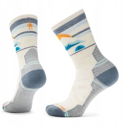 Attēls no W'S Hike Light Cushion Mountain Moon Crew Socks, A81 | moonbeam, S