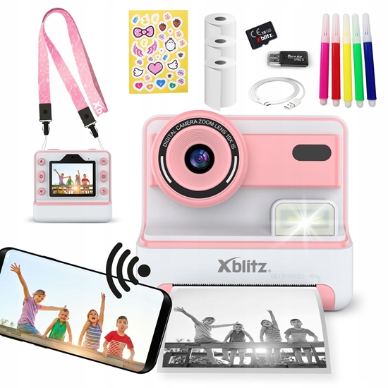 Picture of XBLITZ APARAT NATYCHMIASTOWY Z KAMER FLASH PINK