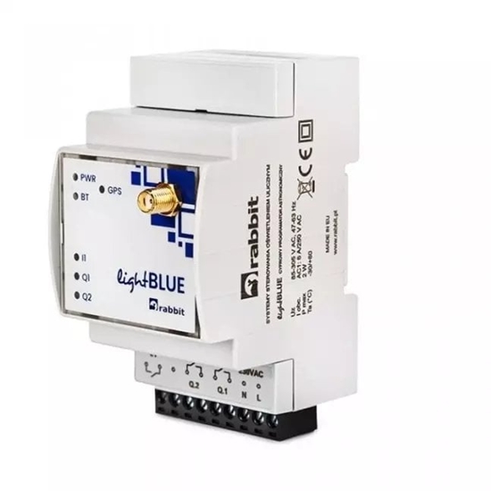 Picture of RABBIT Zaawansowany technologicznie sterownik owietlenia ulicznego lightBLUE GPS RABB7012G1W16