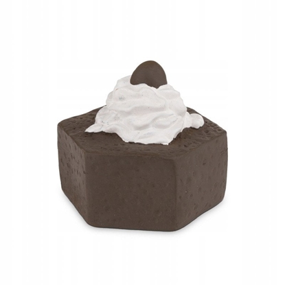 Изображение Zabawka, dla psa, babeczka czekoladowa, lateksowa, 8 cm