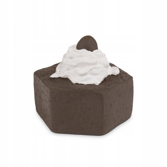 Изображение Zabawka, dla psa, babeczka czekoladowa, lateksowa, 8 cm