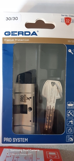 Picture of ZABI* WKÅADKA SYMETRYCZNA NIKIEL SATYNA 30/30 PRO SYSTEM PUDEÅKO