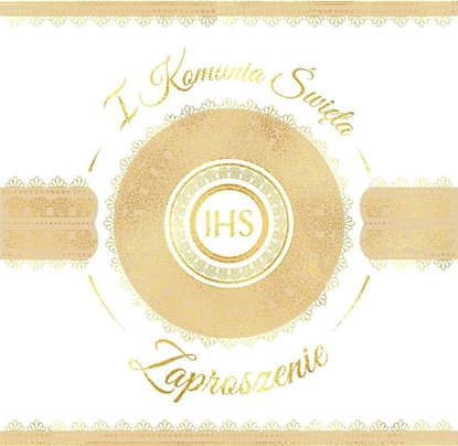 Picture of Zaproszenie - Komunia hostia (5szt)
