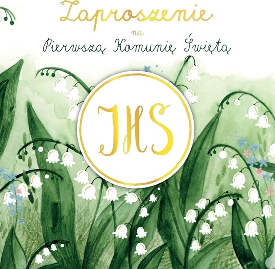 Picture of Zaproszenie - Komunia konwalie (5szt)