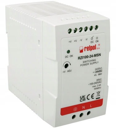 Изображение Zasilacz impulsowy moduowy 90-264 V AC 24 V DC 2,5A moc 60W 2617009 RZI60-24-MN