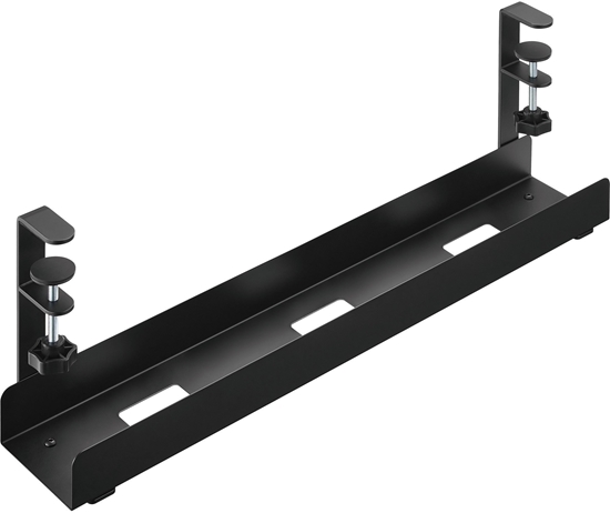 Picture of ZE Kommunikationstechnik InLine® Szyna prowadzenia kabli do montau pod blatem z zaciskami rubowymi