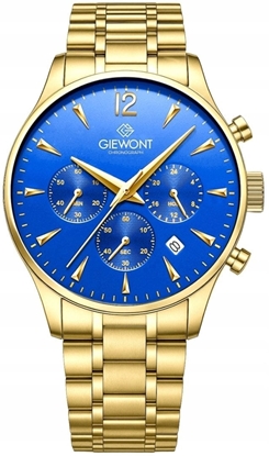 Picture of Zegarek Mski Giewont Chronograph Sapphire Zoto Niebieski GW6310-B5