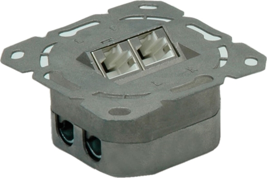 Изображение Zemapmetuma montāžas kārba Cat.6A, 2x, STP, balta