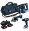 Attēls no ZESTAW COMBI 18V GSR+GWS+GBH 2*4.0AH