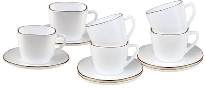 Picture of ZESTAW KAWOWY 6 FILIANEK ZE SPODECZKAMI KINGHOFF OPAL KH-1930