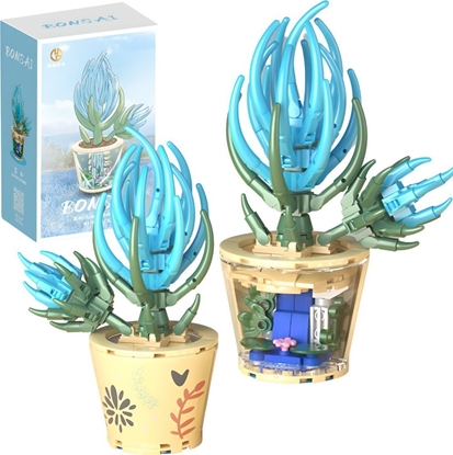 Picture of ZESTAW KLOCKI KWIATY W DONICZCE 3D DWUSTRONNA DONICZKA WODOSPAD