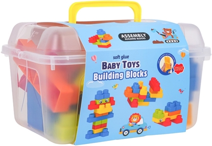 Изображение Zestaw Mikkich Klocków 32el. + Walizka