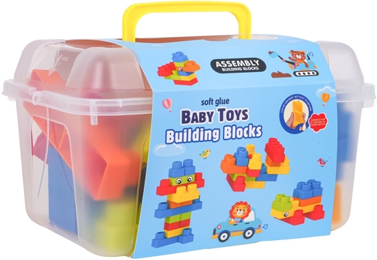 Изображение Zestaw Mikkich Klocków 32el. + Walizka