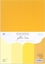 Picture of Zestaw papierów A4 20 arkuszy Yellow tones 220g