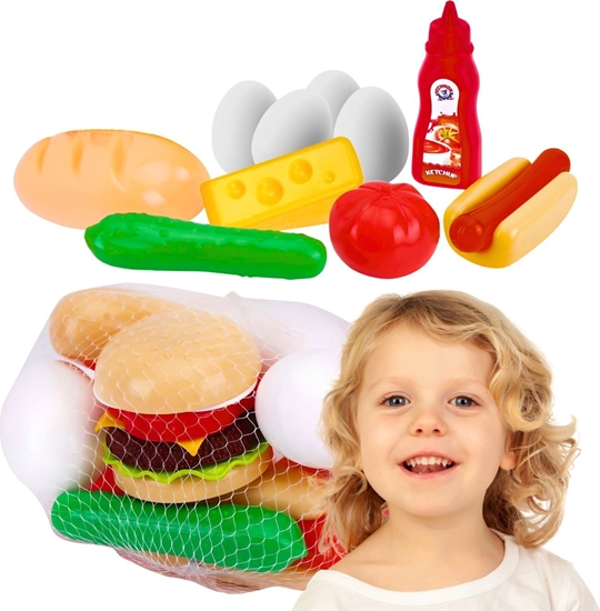 Picture of Zestaw Produktów Spoywczych Do Zabawy W Sklep Jedzenie Plastikowe