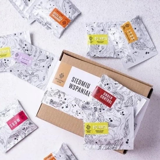 Picture of Zestaw Siedmiu Wspaniaych Wysocki Coffee - Kawa mielona 21x12g