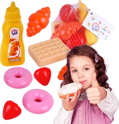 Picture of Zestaw Sodkich Produktów Spoywczych Urocze Desery Plastikowe Sodkoci