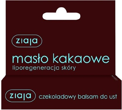 Attēls no Ziaja Maso kakaowe Czekoladowy balsam do ust 10 ml
