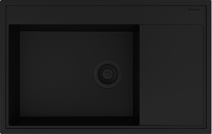 Attēls no Zlewozmywak Pyramis Zestaw Pyramis CAMEA 79x50 1B1D L +IDEA BE volcano