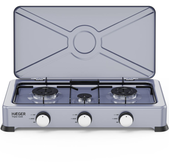 Picture of Haeger GC-03E.025A Triple Cook 3 Burner gas cooker 