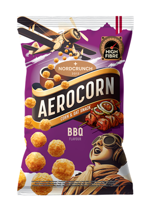 Picture of Aerocorn kukurūzas un auzu uzkoda ar BBQ garšu 100g