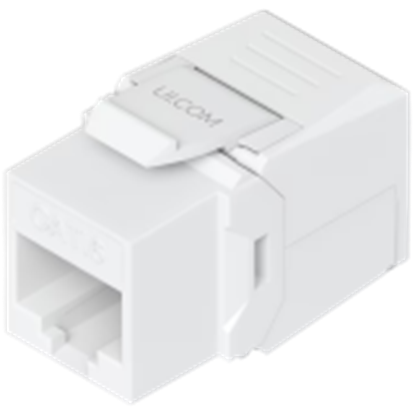 Picture of UBIQUITI CAT6 KEYSTONE JACK, 12-PACK. TOOLLESS KEYSTONE FOR TERMINATING A CAT6 ETHERNET JACK WITHOUT THE USE OF A PUNCH-DOWN OR CRIMPING TOOL