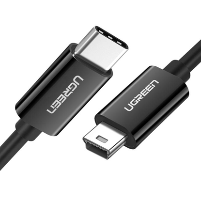 Picture of Ugreen US242 USB-C uz Mini USB kabelis, 1 m | meln