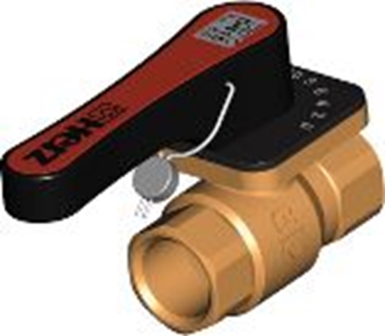 Изображение 2-ceļu lodveida krāns 1" i.v.,ar rokturi (1211703)